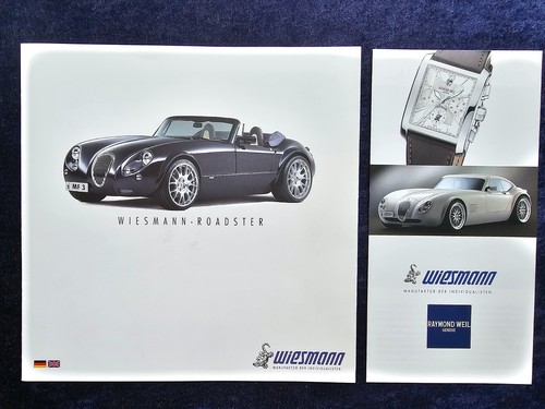 Wiesmann roadster prospekt - wiesmann,