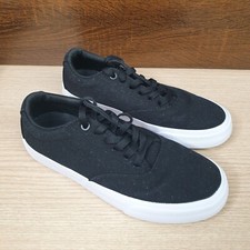 Airwalk Kona II Skate Sneaker Kinder UK 4 Schwarz Canvas Sneaker EU 36,5 US 4,5