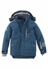 EXES JUNGEN-WINTER-JACKE SOS GR 152/158 NEU PARKA TEENS BLAU