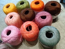 baumwollgarn häkeln etwa 970 g Hobbyaufgabe 530 m Lauflänge Fa.Uschi wolle