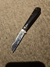 Taschenmesser Messer Kohlenstoffstahl Schaffußklinge Hippe Horn Hirschhorn