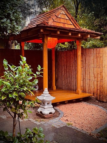 Asiatisches teehaus bauplan - asiatisches, teehaus,
