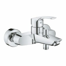 Grohe Eurosmart Einhand Wannenarmatur mit Umstellung Wanne / Handbrause 33300003