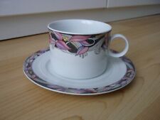 FRIESLAND-Jeverland Black Birds-Kaffeetasse mit Untertasse Kaffeegedeck 2tlg.TOP
