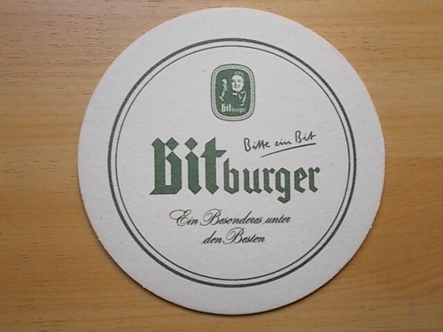 Bierdeckel bitburger - bierdeckel,