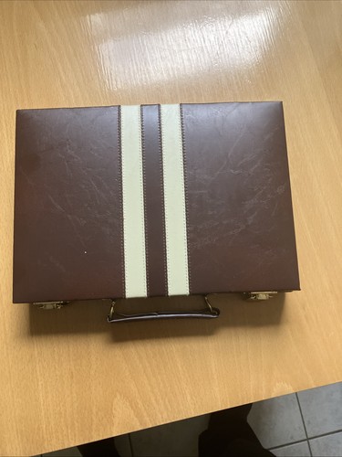 Backgammon koffer kunstleder - kunstleder,