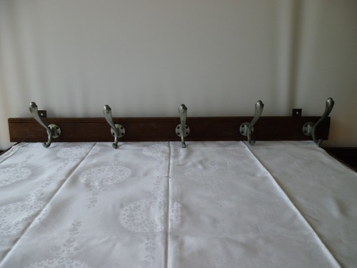 Vintage hakenleiste holz - vintage, holz/chrom