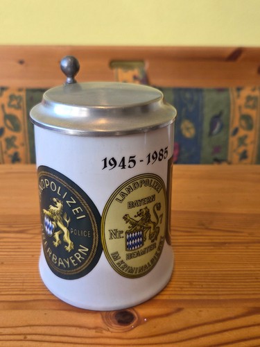 Bierkrug polizei bayern 1945 - bierkrug,