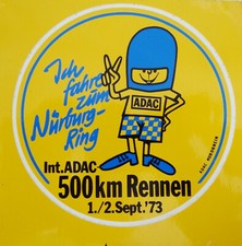 Werbe aufkleber adac 500 - werbe-aufkleber,