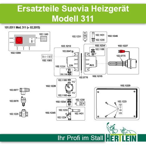 Ersatzteile suevia heizgerät - suevia,