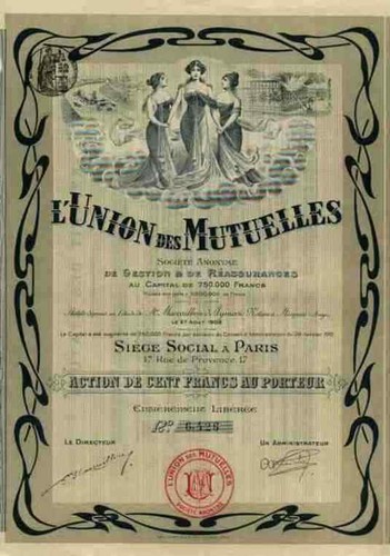 Union des mutuelles - l'union, 1908