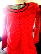 Calida Schlafanzug,3/4 Hose,Größe XS, Langarm mit Spitze abgesetzt,Neu o.Etikett