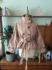 Trench Coat Kurz Damen Beige