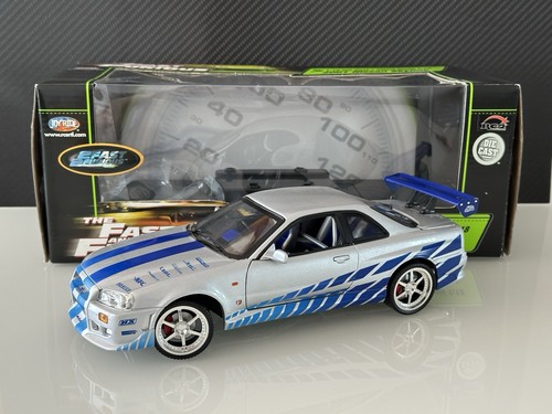 Nissan skyline r34 gtr 1 - nissan, 1:18