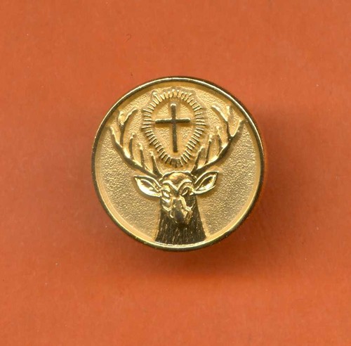Hubertus hirsch pin - hirsch, anstecker