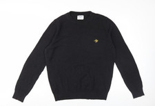 Shore Leave Herren Pullover Pulli schwarz, S, Rundhalsausschnitt