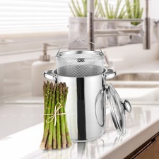 Spargeltopf m. Deckel/Einsatz