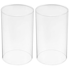 2 Pcs Windlicht Glaszylinder