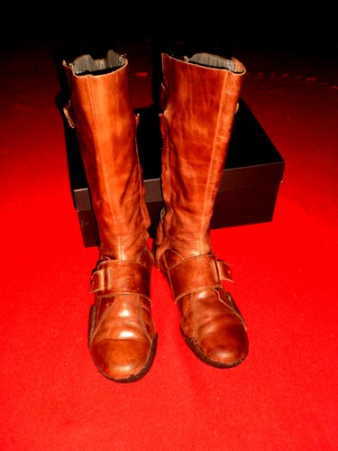 Pony stiefel lederstiefel - ,