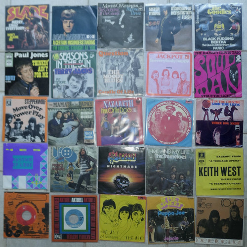 Singles rock 60 s - 7",