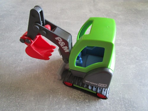 Playmobil baustelle bagger - baustelle,