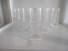 Saint Louis Cristal France Caton 10 Wasser / Saftgläser Höhe ca. 12,8cm signiert