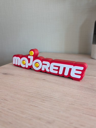 Majorette logo schild deko - schild,