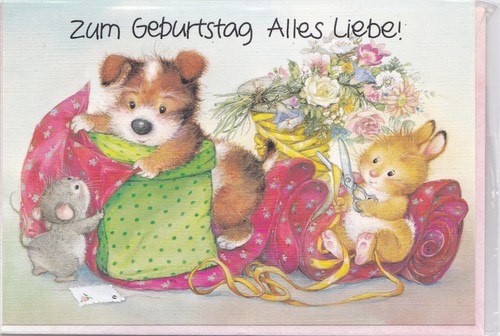 Postkarte glückwunsch - postkarte,
