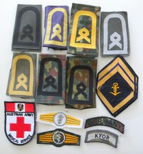 Dienstgrad-Stoffabzeichen Heer-Marine der Bundeswehr, Dienstgradabz.-paarweise