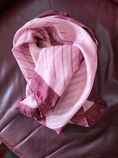 FELICIANI ROMA-Neuwertig-Tuch / Schal  - altrosa, bordeaux, gold -80 x 80 cm 