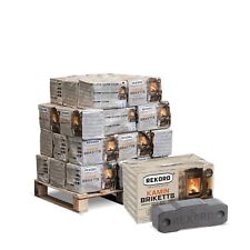 Palette 30×10 kg 300 kg Braunkohle Kaminbriketts – Kamin | Ofen Kohle Briketts