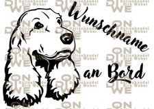 Aufkleber "Cocker Spaniel"