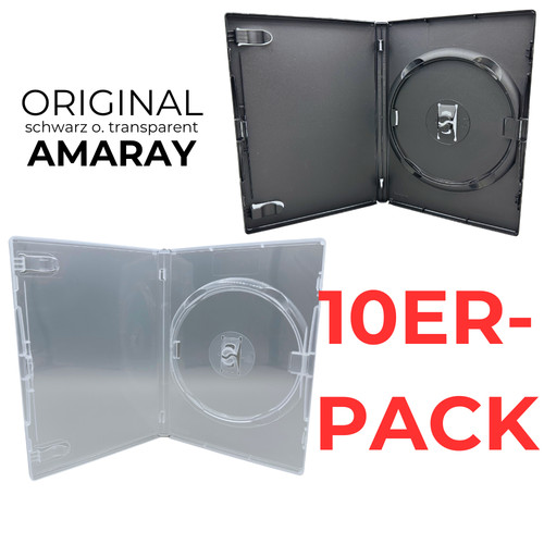 Stück original amaray dvd - 10,