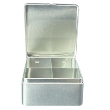 kleine Teebeutel Dose Teedose Teebeutelbox Dose Tea 4-Section