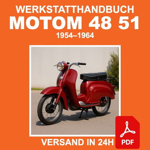 Werkstatthandbuch motom 51 - 48,