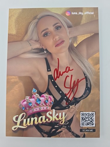 Luna sky autogramm - sky, signiert