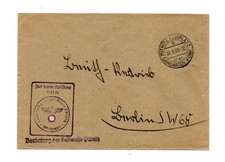 Aufgabestempel „Pütnitz Flugplatz / über Damgarten (Pom)“ 30.9.39