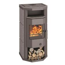 Wamsler Kaminofen Dauerbrand/Automatik TYP10849-THYRA Stahl Gussgrau (6 kW)