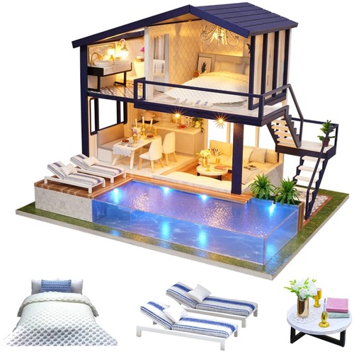 Diy holz puppenhaus miniatur - diy,