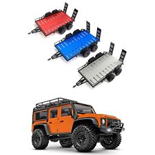 Aluminium Anhänger mit 4 Rädern für Traxxas 1/18 TRX4M Land Rover Defender 