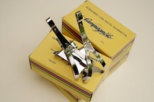 NOS/NIB Campagnolo Fermapiedi Toe Clips Lunghi Large Nuovo Record Steel