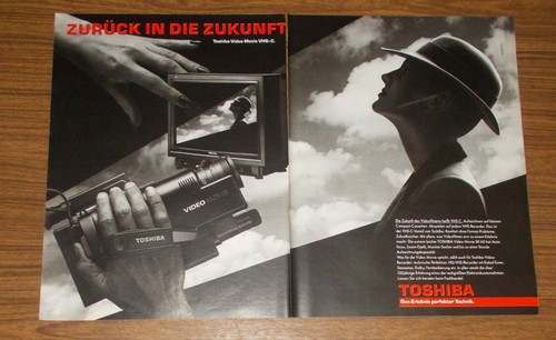 Seltene werbung toshiba video - toshiba,