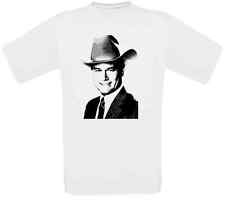 JR Ewing Dallas John Ross Larry Hagman TV J.R. Ewing T-Shirt alle Größen NEU