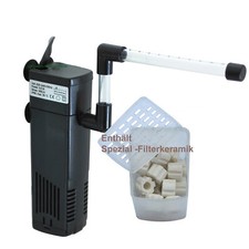 B-Ware! Aquarium Nano-Innenfilter 3,5W,200L/h f. Becken10-30L,Spez.Filterkeramik