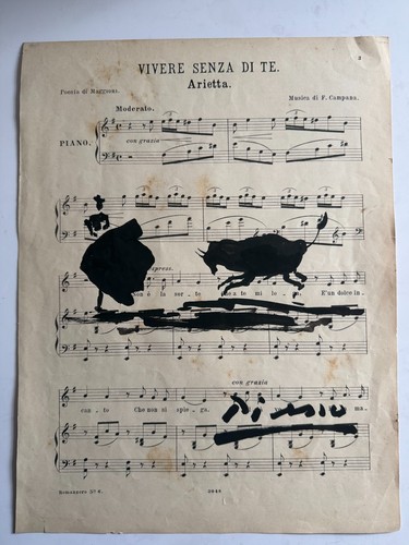 Picasso stierkampf gemälde - stierkampf,