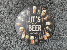 Wanddekor Bar  Holz Deko Türschild  Thema Bier Beer Wanddekor   Durchmesser ca.