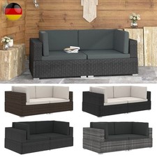 2-Sitzer-Ecksofa Poly Rattan