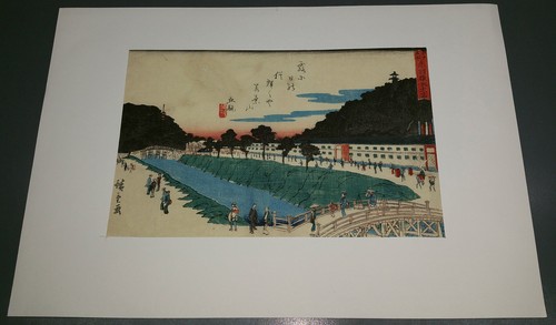 Japanischer farbholzschnitt - japanischer,