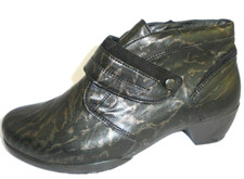 Fidelio Stiefeletten Kletstiefelette Damenschuhe Leder 6,5  40