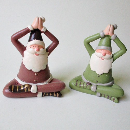 Yoga weihnachtsmann 2er - yoga-weihnachtsmann, 2er-set